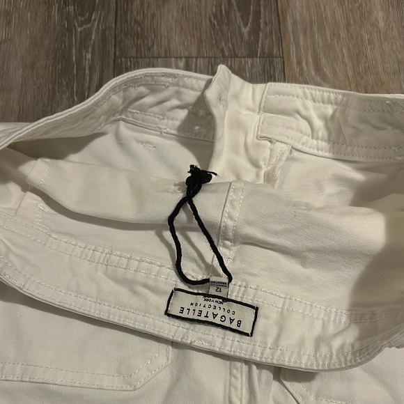 BAGATELLE | Nordstrom Work Ready Off White Trousers - Picture 5 of 12